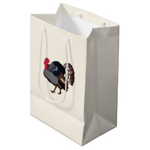 Turkey Bird Turkey Medium Gift Bag