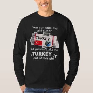 Turkey Boarding Pass  Turkey Girl  Turkey T-Shirt