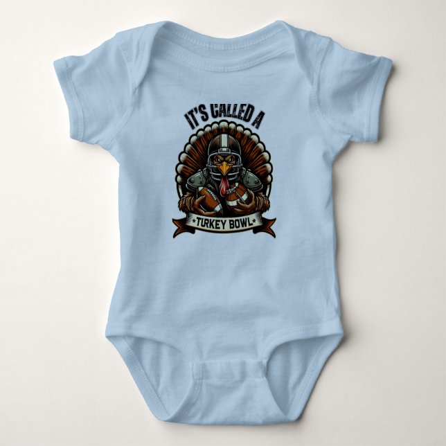Turkey Bowl Football - It's Called A Turkey Bowl Baby Bodysuit (Front)