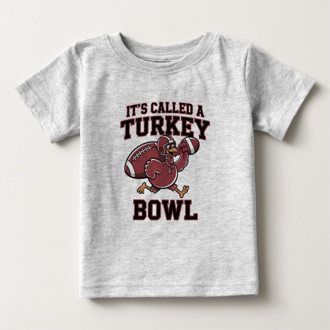 TURKEY BOWL FOOTBALL THANKSGIVING TEE (Front)