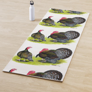 Turkey Broad Breasted Bronze Yoga Mat