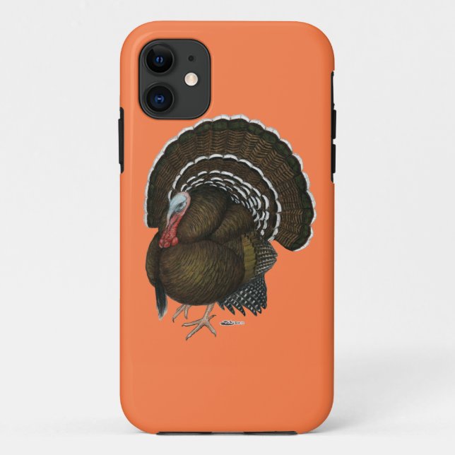 Turkey Bronze Tom Case-Mate iPhone Case (Back)