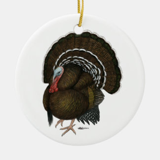 Turkey Bronze Tom Ceramic Tree Decoration
