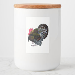 Turkey: Bronze Tom Food Label