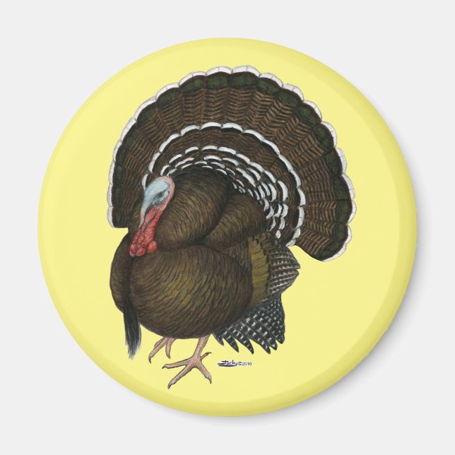 Turkey Bronze Tom Magnet (Front)