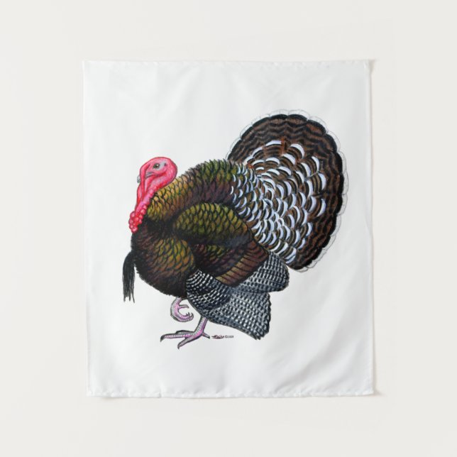Turkey:  Bronze Tom Tapestry (Front)