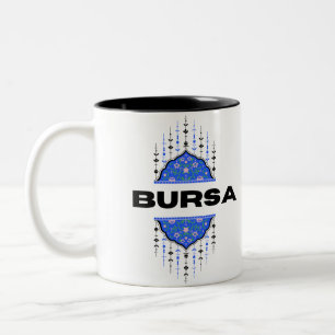Turkey Bursa Souvenir Two-Tone Coffee Mug