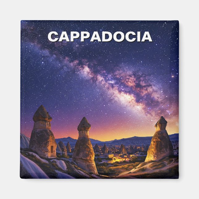 Turkey Cappadocia Night Magnet (Front)