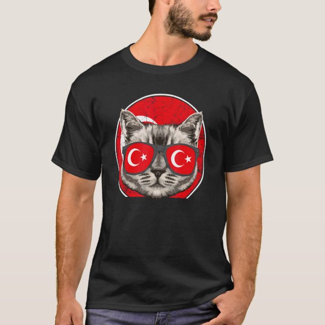 Turkey Cat Turkey Turkish T-Shirt (Front)