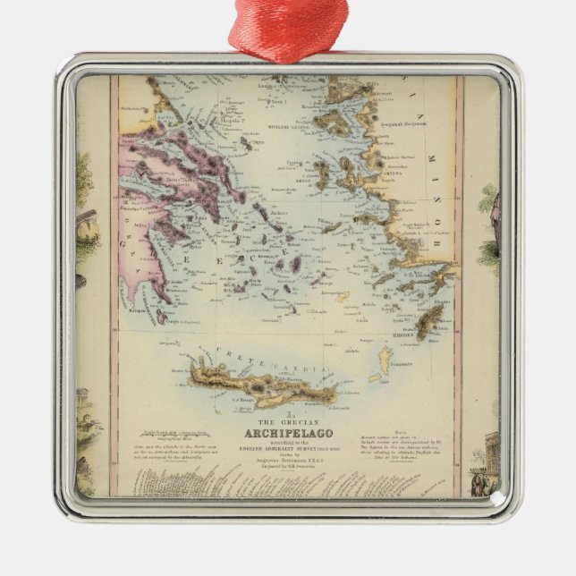 Turkey Central Mediterranean Regions Metal Tree Decoration (Front)