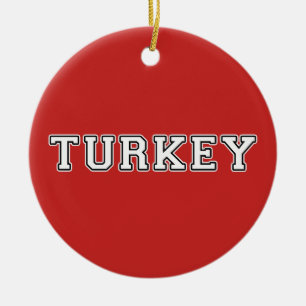 Turkey Ceramic Tree Decoration