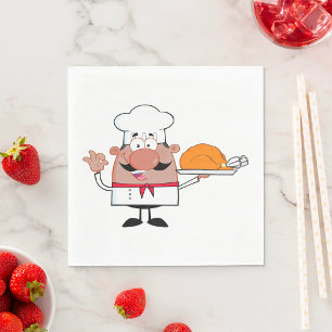 Turkey Chef  Napkin