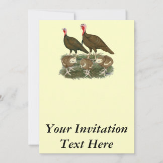 Turkey Chocolate Family Invitation