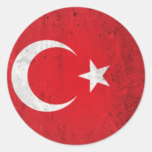 Turkey Classic Round Sticker