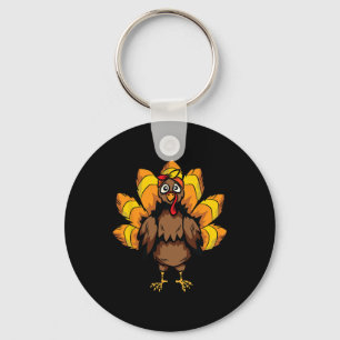 Turkey Costume Thanksgiving Day Cute Fall Autumn  Key Ring