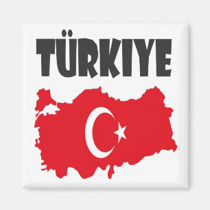 Turkey Country and Fan Design Magnet