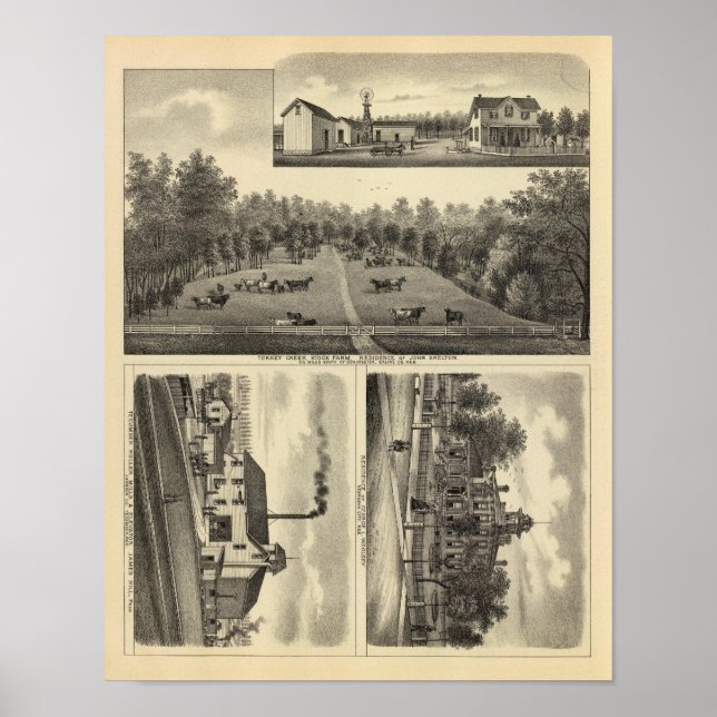 Turkey Creek Farm, Nebraska Poster (Front)