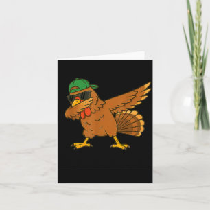 Turkey Dab Meme Animal Dance Funny For Men Women K Card