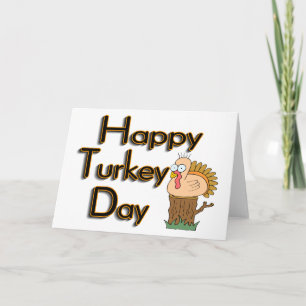 Turkey Day Holiday Card