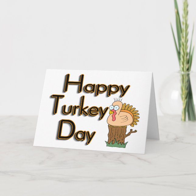 Turkey Day Holiday Card (Front)
