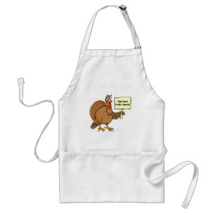 Turkey Day Joke Standard Apron