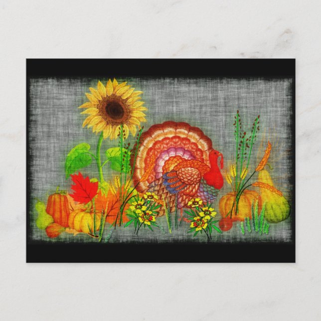 Turkey Day Postcard (Front)