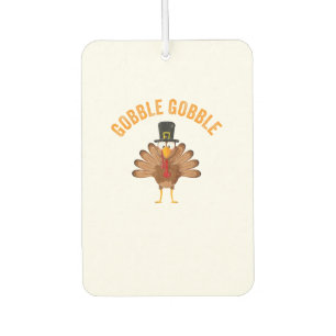 Turkey Day Shirt Gobble Gobble Thanksgiving Day Car Air Freshener