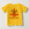 Turkey Day Thanksgiving Holiday Baby Tee Shirt