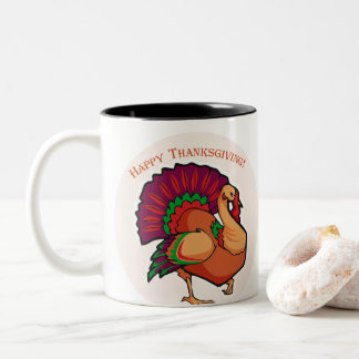 Turkey Decoration Two-Tone Coffee Mug