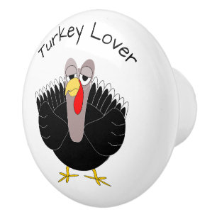 Turkey Design Personalised Ceramic Knob