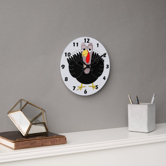 Turkey Design Round Clock (Office)
