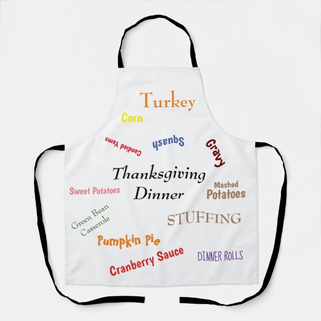Turkey Dinner  Apron (Front)