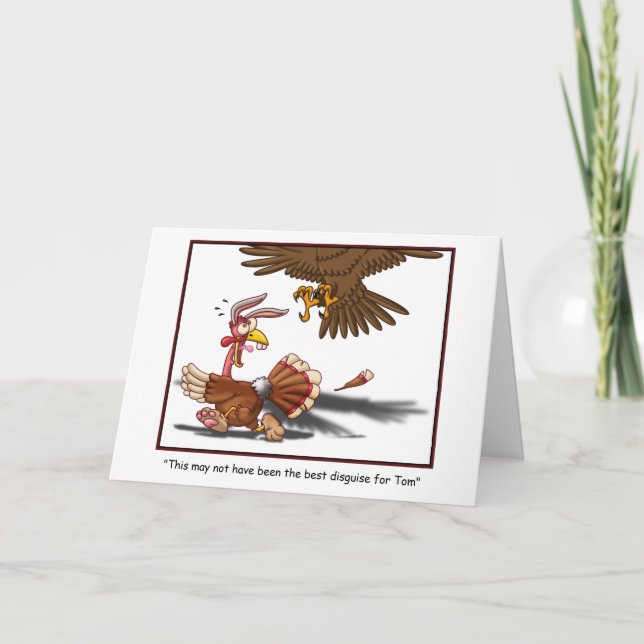 Turkey Disguise Holiday Card (Front)