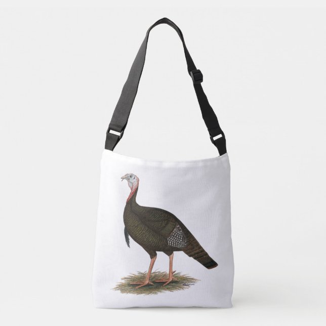 Turkey:  Eastern Wild Tom Crossbody Bag (Front)
