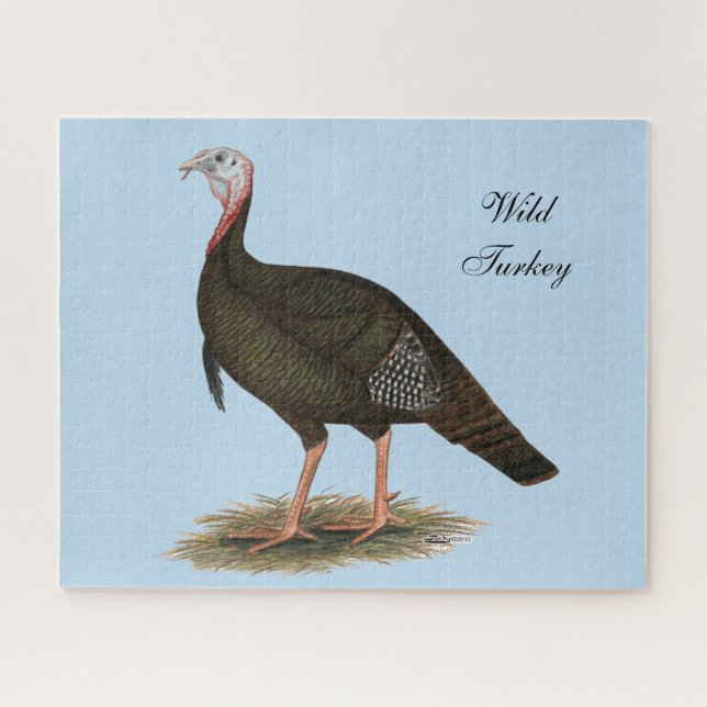 Turkey:  Eastern Wild Tom Jigsaw Puzzle (Horizontal)
