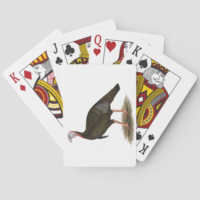 Turkey:  Eastern Wild Tom Playing Cards (Back)