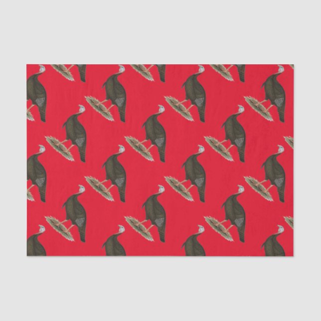Turkey:  Eastern Wild Tom Tissue Paper (Front)