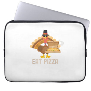 Turkey Eat Pizza Shirt Adult Vegan Kids Funny Than Laptop Sleeve
