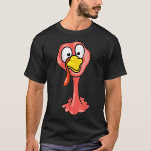 turkey face for thanksgiving turkey costume T-Shirt