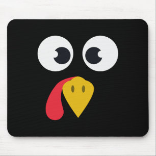 Turkey Face Matching Family Costume Thanksgiving D Mouse Pad