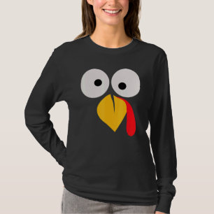 Turkey Face Pilgrim  Thanksgiving Costume  2 T-Shirt