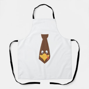 Turkey Face Tie Thanksgiving Toddler Boys Girls Fa Apron