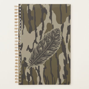 Turkey Feather Bottom Lands Camo Forest Planner