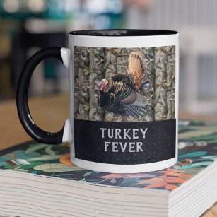 Turkey Fever Hunting Camo Sports Outdoors Mug