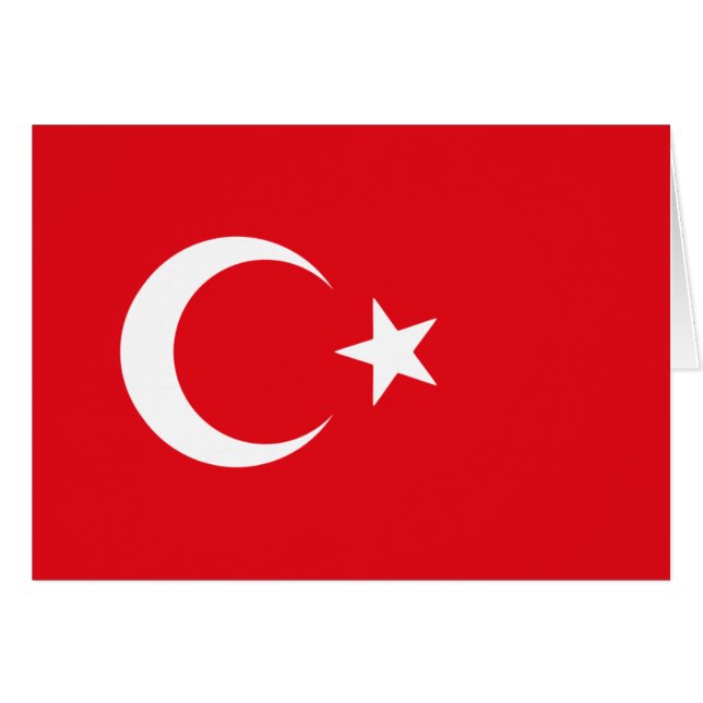 turkey flag (Front Horizontal)