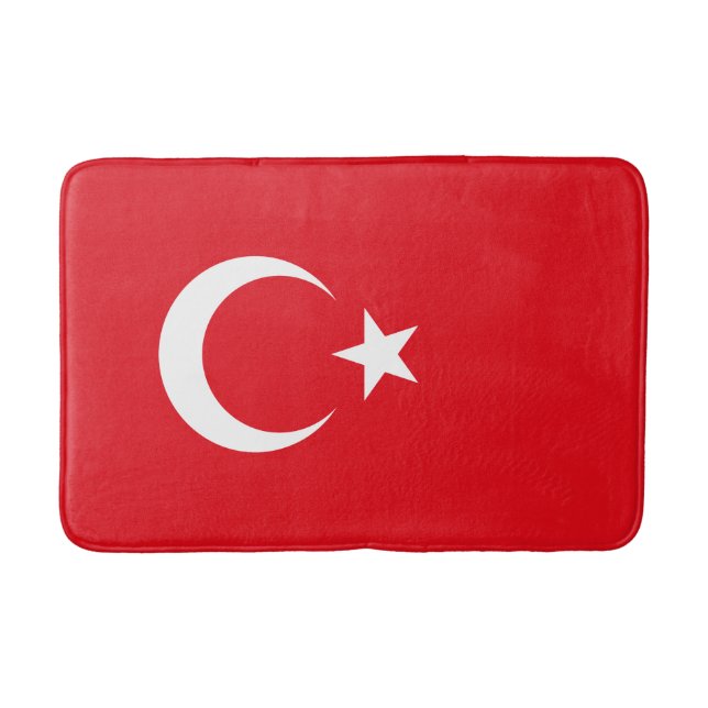 Turkey Flag Bath Mat (Front)