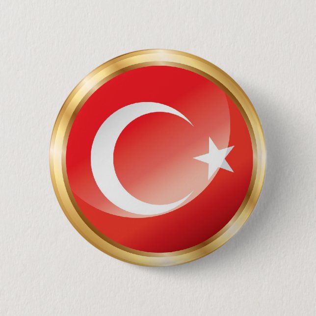 Turkey flag button (Front)