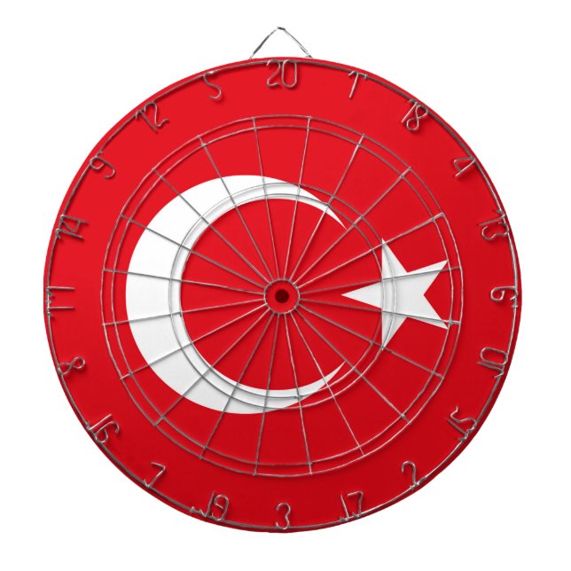 Turkey Flag Dartboard (Front)