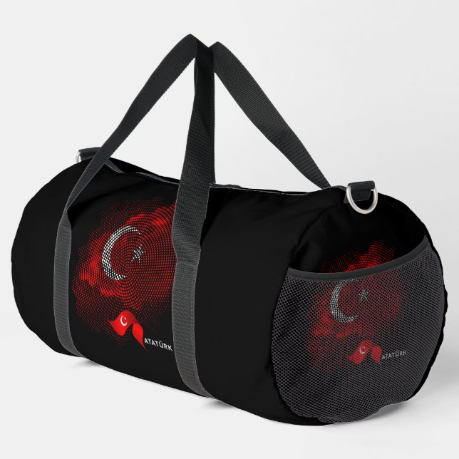 Turkey flag duffle bag (Right Corner)