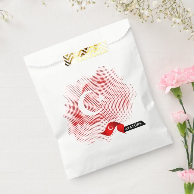 Turkey flag favour bags (Sealed)